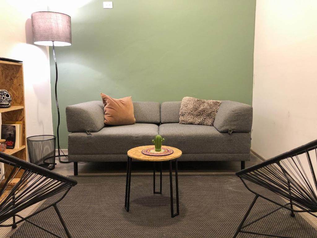 Interior Lounge at U-Co. Coliving Mexico
